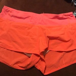 Lululemon speed shorts